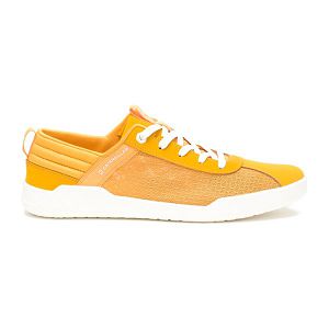 Caterpillar CODE Hex Vent Sneakers Herr Gula Vita | SE-872456UBC