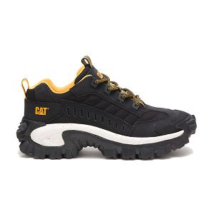 Caterpillar Intruder Sneakers Herr Svarta Vita | SE-490681OTQ