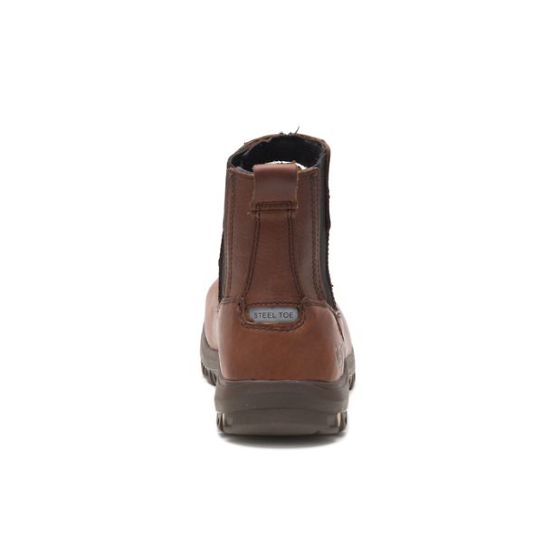 Caterpillar Abbey Steel Pull-Ons Boots Dam Bruna | SE-245701VYM