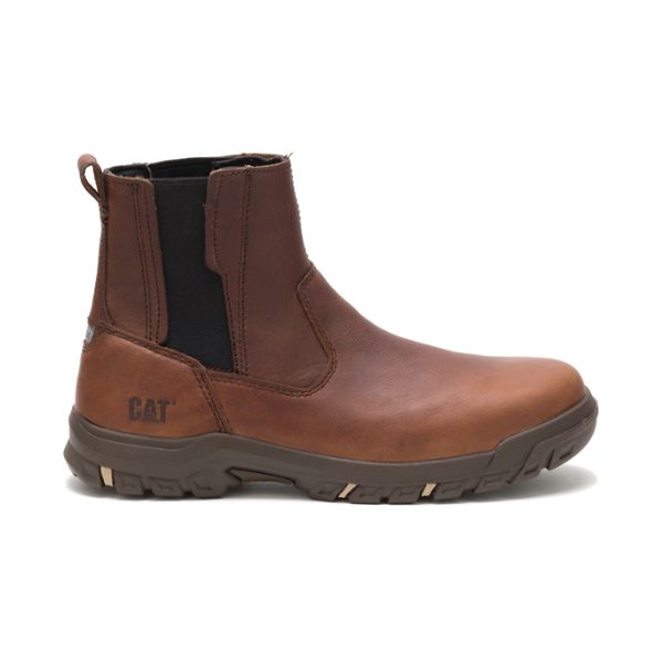 Caterpillar Abbey Steel Pull-Ons Boots Dam Bruna | SE-245701VYM