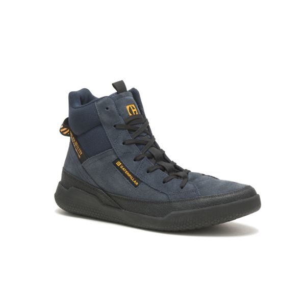 Caterpillar CODE Hex Hi Utility Sneakers Dam Marinblå | SE-081253UDH