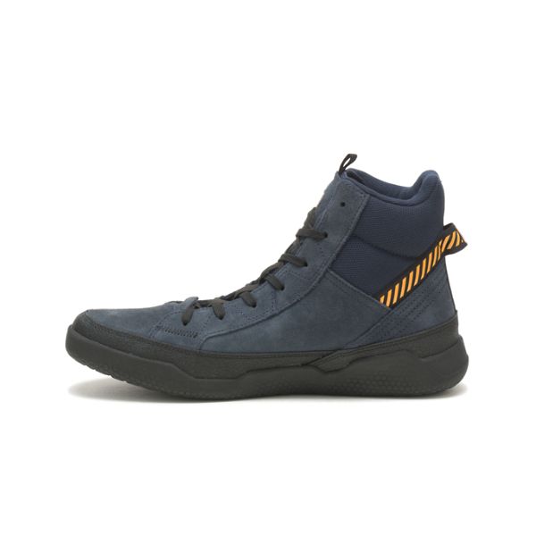 Caterpillar CODE Hex Hi Utility Sneakers Dam Marinblå | SE-081253UDH