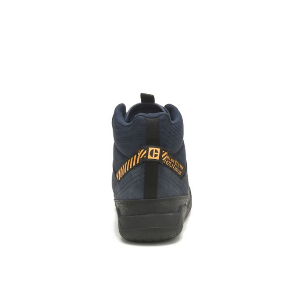 Caterpillar CODE Hex Hi Utility Sneakers Dam Marinblå | SE-081253UDH