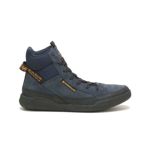 Caterpillar CODE Hex Hi Utility Sneakers Dam Marinblå | SE-081253UDH