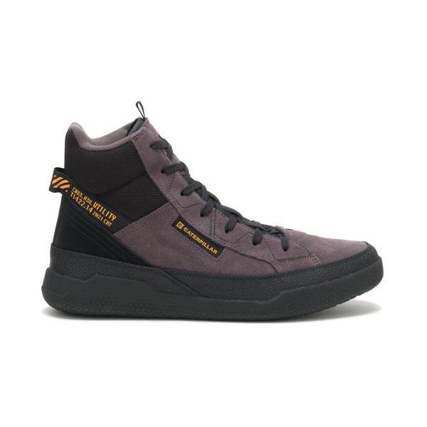 Caterpillar CODE Hex Hi Utility Sneakers Dam Greyblack | SE-175698KTP