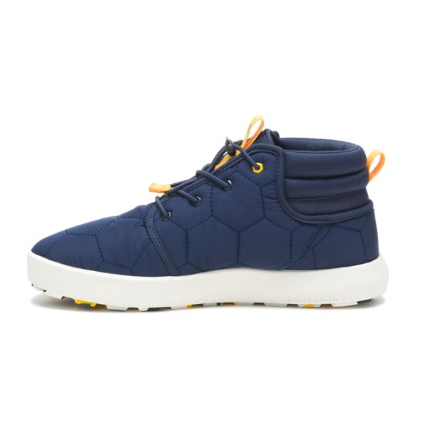 Caterpillar CODE Scout Mid Sneakers Dam Blå Vita | SE-286410COV