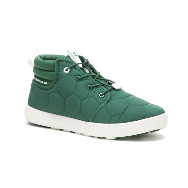 Caterpillar CODE Scout Mid Sneakers Dam Gröna Vita | SE-438925PSN