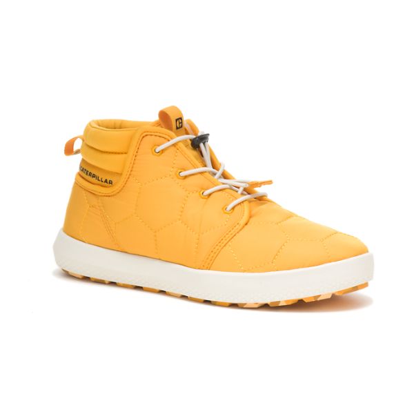 Caterpillar CODE Scout Mid Sneakers Herr Gula Vita | SE-320914VCG