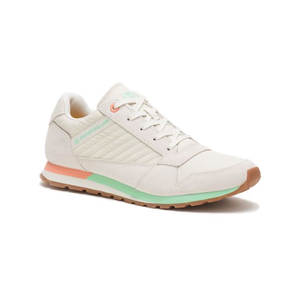 Caterpillar CODE Ventura Sneakers Herr Beige Gröna | SE-493715XBK