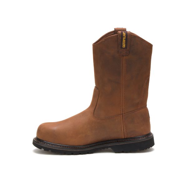 Caterpillar Edgework Steel Pull-Ons Boots Herr Bruna | SE-609147MNJ