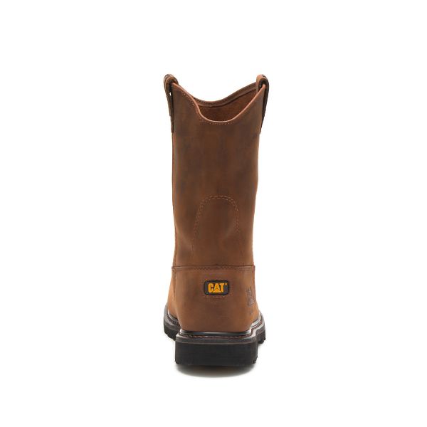 Caterpillar Edgework Steel Pull-Ons Boots Herr Bruna | SE-609147MNJ