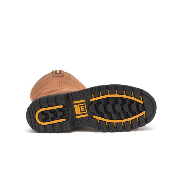 Caterpillar Edgework Steel Pull-Ons Boots Herr Bruna | SE-609147MNJ