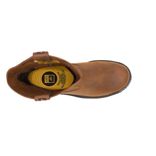 Caterpillar Edgework Steel Pull-Ons Boots Herr Bruna | SE-609147MNJ