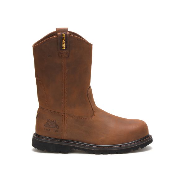 Caterpillar Edgework Steel Pull-Ons Boots Herr Bruna | SE-609147MNJ