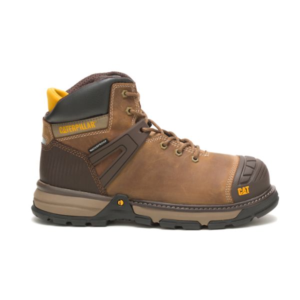 Caterpillar Excavator Superlite Vattentäta Soft Soft Toe Boots Herr Bruna | SE-591638KSF