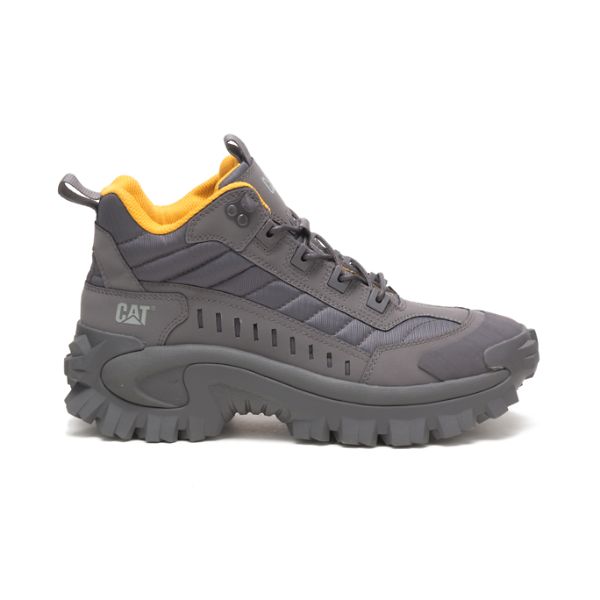 Caterpillar Intruder Mid Sneakers Dam Grå Vita | SE-580236ZEV