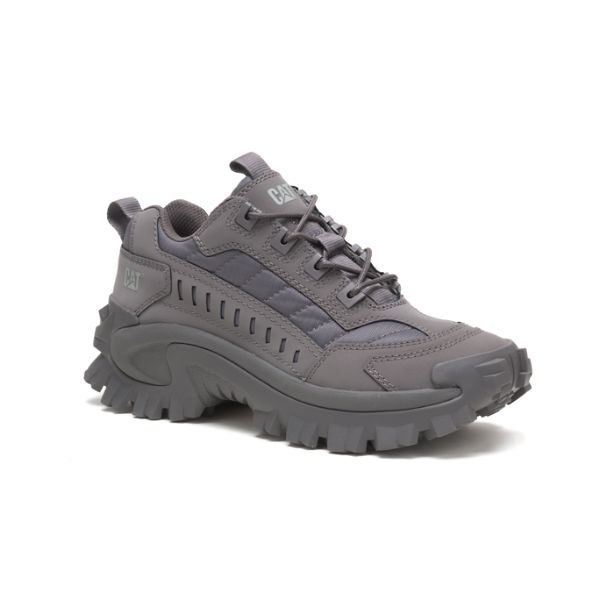 Caterpillar Intruder Sneakers Dam Grå Vita | SE-156402ENK