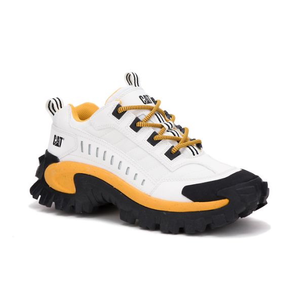 Caterpillar Intruder Sneakers Dam Vita Gula | SE-905248HQY