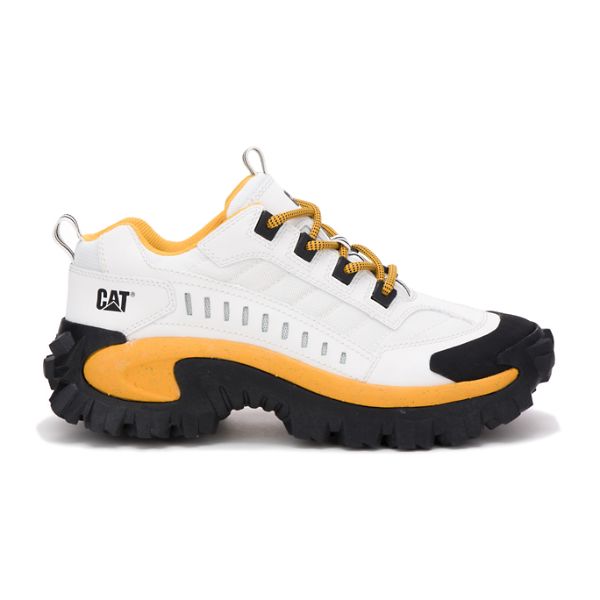 Caterpillar Intruder Sneakers Dam Vita Gula | SE-905248HQY