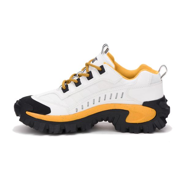 Caterpillar Intruder Sneakers Herr Vita Gula | SE-257806WJU