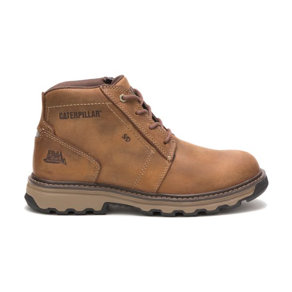 Caterpillar Parker Soft Toe Boots Herr Bruna | SE-172086ZBQ