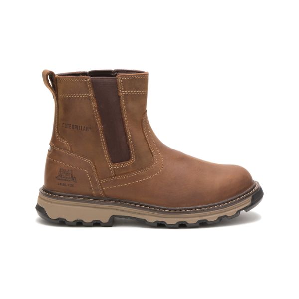 Caterpillar Pelton Steel Pull-Ons Boots Herr Bruna | SE-832064IOA