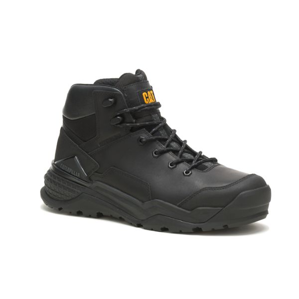 Caterpillar Provoke Mid Vattentäta Soft Toe Boots Herr Svarta | SE-059843JRM