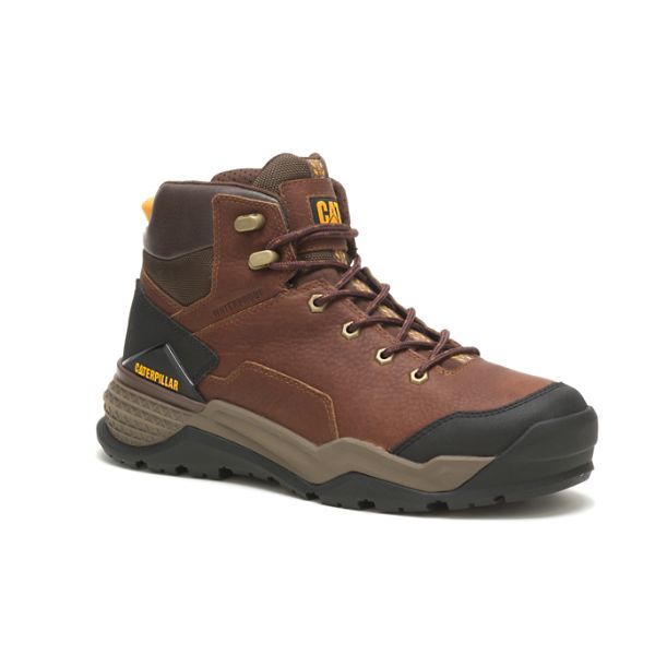 Caterpillar Provoke Mid Vattentäta Soft Toe Boots Herr Bruna | SE-986754EJW