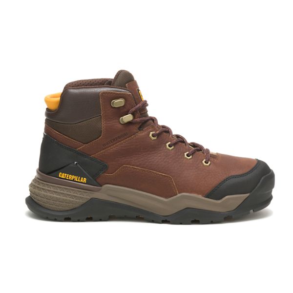 Caterpillar Provoke Mid Vattentäta Soft Toe Boots Herr Bruna | SE-986754EJW