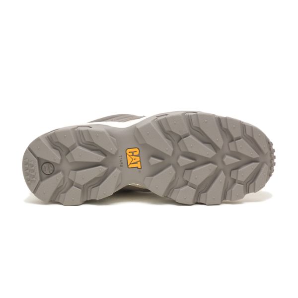 Caterpillar Reactor Soft Toe Shoes Dam Grå Vita | SE-958623GYR