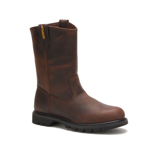 Caterpillar Revolver Soft Toe Boots Herr Bruna | SE-579320IMW