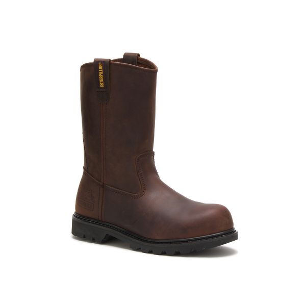 Caterpillar Revolver Steel Pull-Ons Boots Herr Bruna | SE-679830PHM