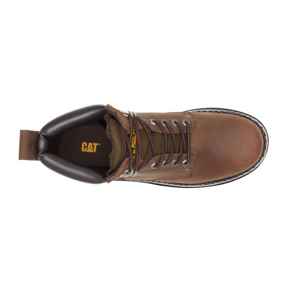 Caterpillar Second Shift Soft Toe Boots Herr Mörkbruna | SE-754091DWJ