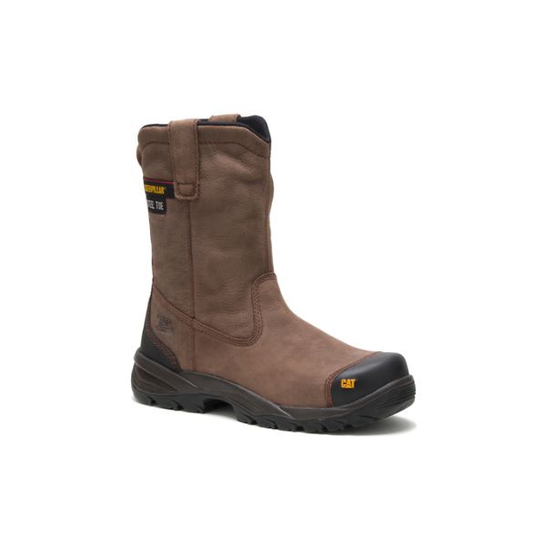 Caterpillar Spur Steel Pull-Ons Boots Herr Bruna | SE-794835SHI