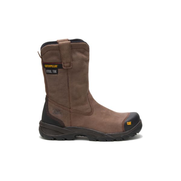 Caterpillar Spur Steel Pull-Ons Boots Herr Bruna | SE-794835SHI