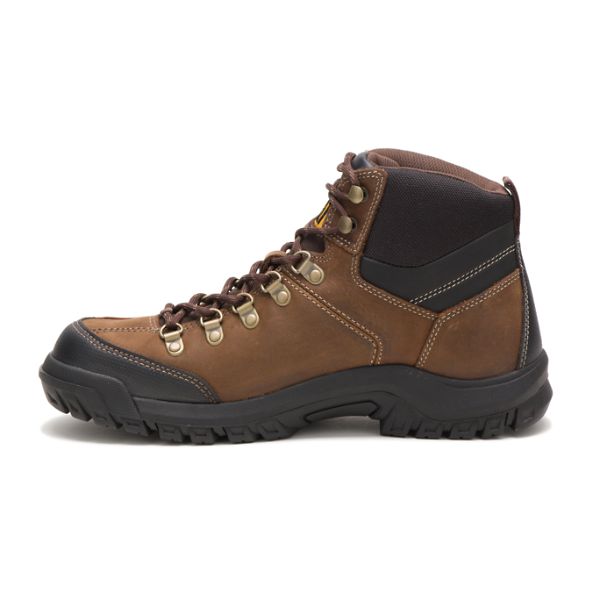 Caterpillar Threshold Vattentäta Soft Toe Boots Herr Bruna | SE-658132REC