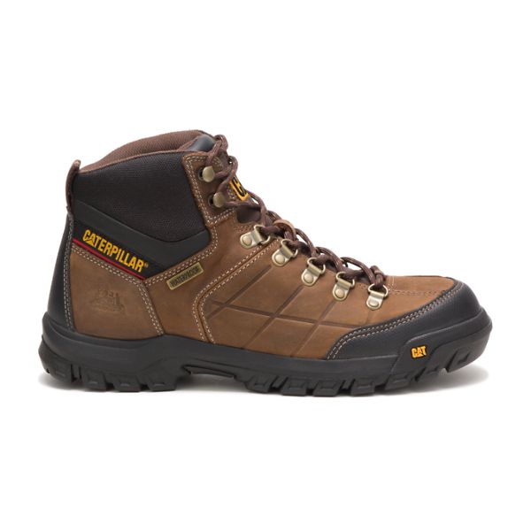 Caterpillar Threshold Vattentäta Soft Toe Boots Herr Bruna | SE-658132REC