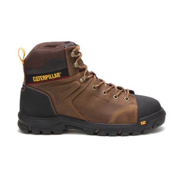 Caterpillar Wellspring Vattentäta Metatarsal Guard Steel Skyddskängor Herr Bruna | SE-028357QWS